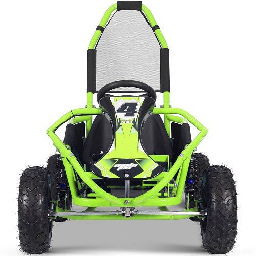 MotoTec Mud Kids Electric 48v 1000w Go Kart Full Suspension ATVs, UTVs & Go-Karts Green 4
