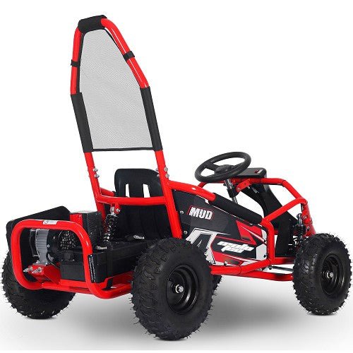 MotoTec Mud Kids Electric 48v 1000w Go Kart Full Suspension ATVs, UTVs & Go-Karts Green 7