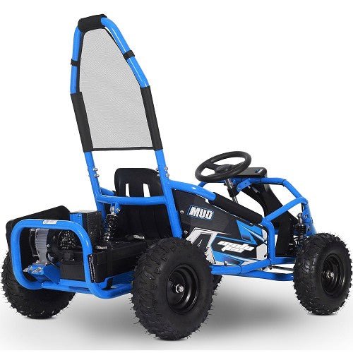 MotoTec Mud Kids Electric 48v 1000w Go Kart Full Suspension ATVs, UTVs & Go-Karts Green 10