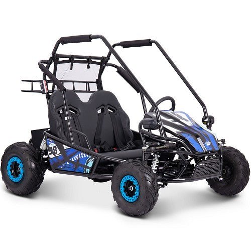 MotoTec Mud XL 60v 2000w Electric Go Kart Full Suspension ATVs, UTVs & Go-Karts Blue 14