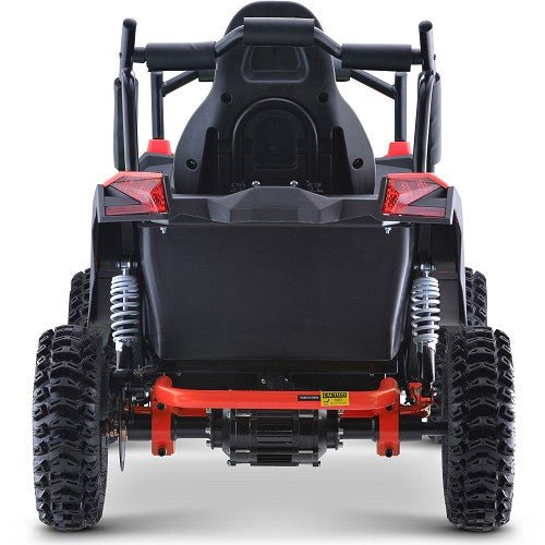 MotoTec Raider Kids UTV 48v 1200w Full Suspension ATVs, UTVs & Go-Karts Red 18