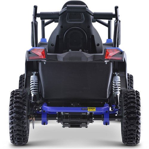MotoTec Raider Kids UTV 48v 1200w Full Suspension ATVs, UTVs & Go-Karts Blue 13