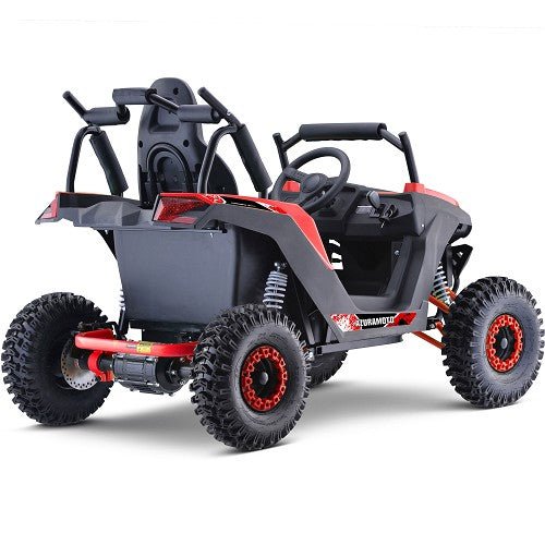 MotoTec Raider Kids UTV 48v 1200w Full Suspension ATVs, UTVs & Go-Karts Red 20