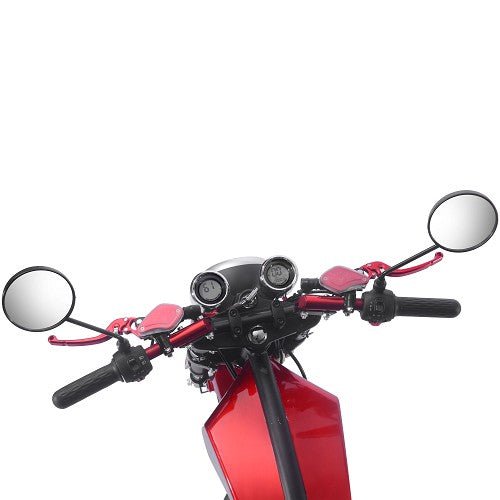 MotoTec Raven 60v 30ah 2500w Lithium Electric Scooter MotoTec Electric Scooters Red 12