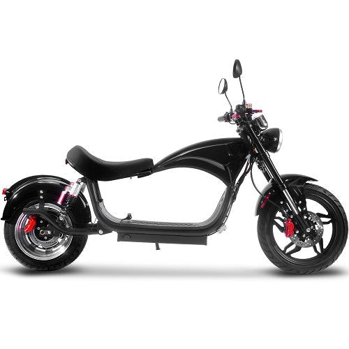 MotoTec Raven 60v 30ah 2500w Lithium Electric Scooter MotoTec Electric Scooters Black 5