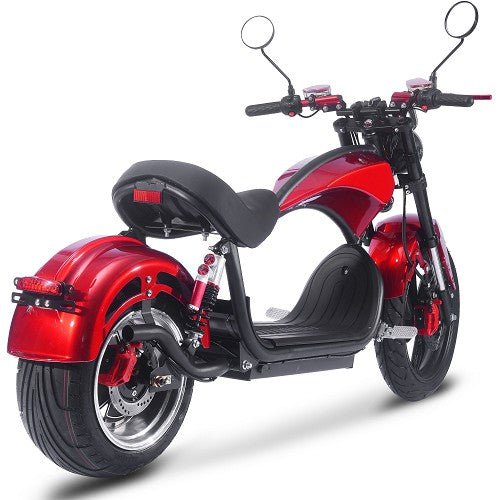 MotoTec Raven 60v 30ah 2500w Lithium Electric Scooter MotoTec Electric Scooters Red 10
