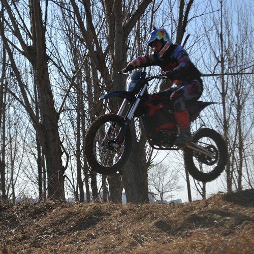 MotoTec Venom 72V 12000W Electric Dirt Bike 77MPH 60Ah CATL 4-Speed Manual Dirt Electric Bikes Black 13