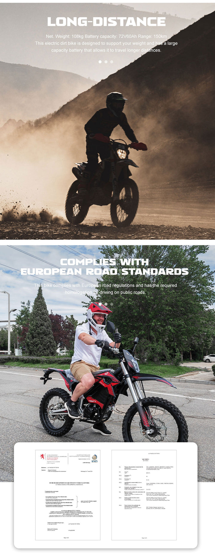 MotoTec Venom 72V 12000W Electric Dirt Bike 77MPH 60Ah CATL 4-Speed Manual Dirt Electric Bikes Black 20