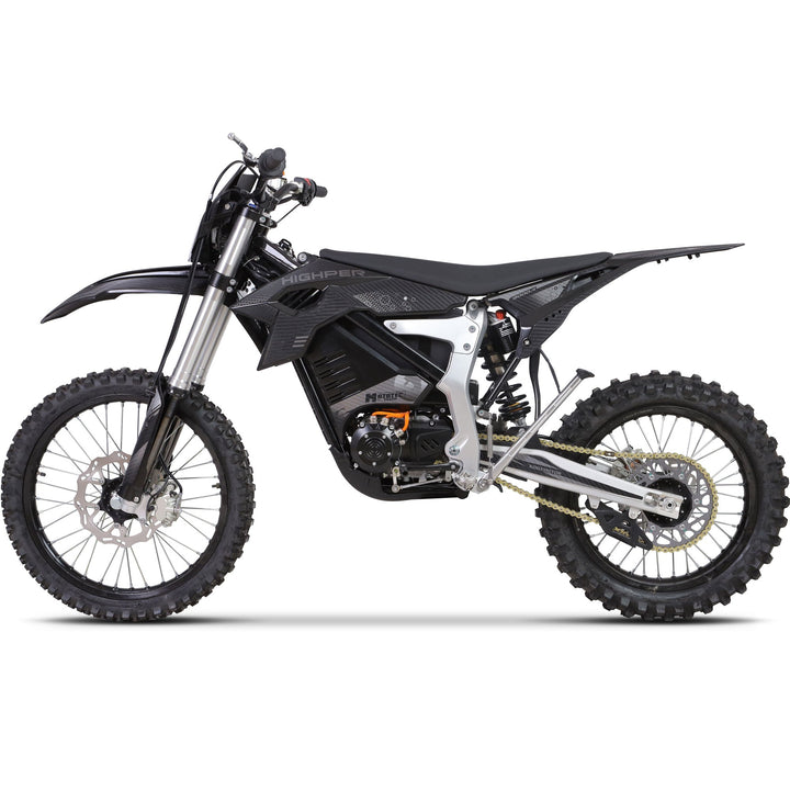 MotoTec Venom 72V 12000W Electric Dirt Bike 77MPH 60Ah CATL 4-Speed Manual Dirt Electric Bikes Black 3