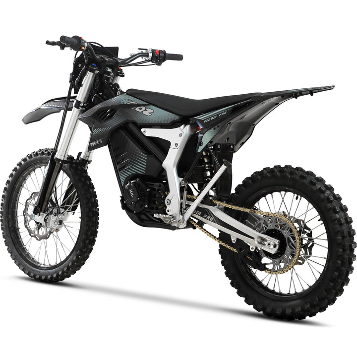 MotoTec Venom 72V 30000W Electric Dirt Bike 75MPH 72Ah CATL Battery Dirt Electric Bikes Black 6