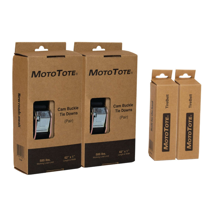 MotoTote Dual E-Bike Tie Down Bundle Tie-Downs 6