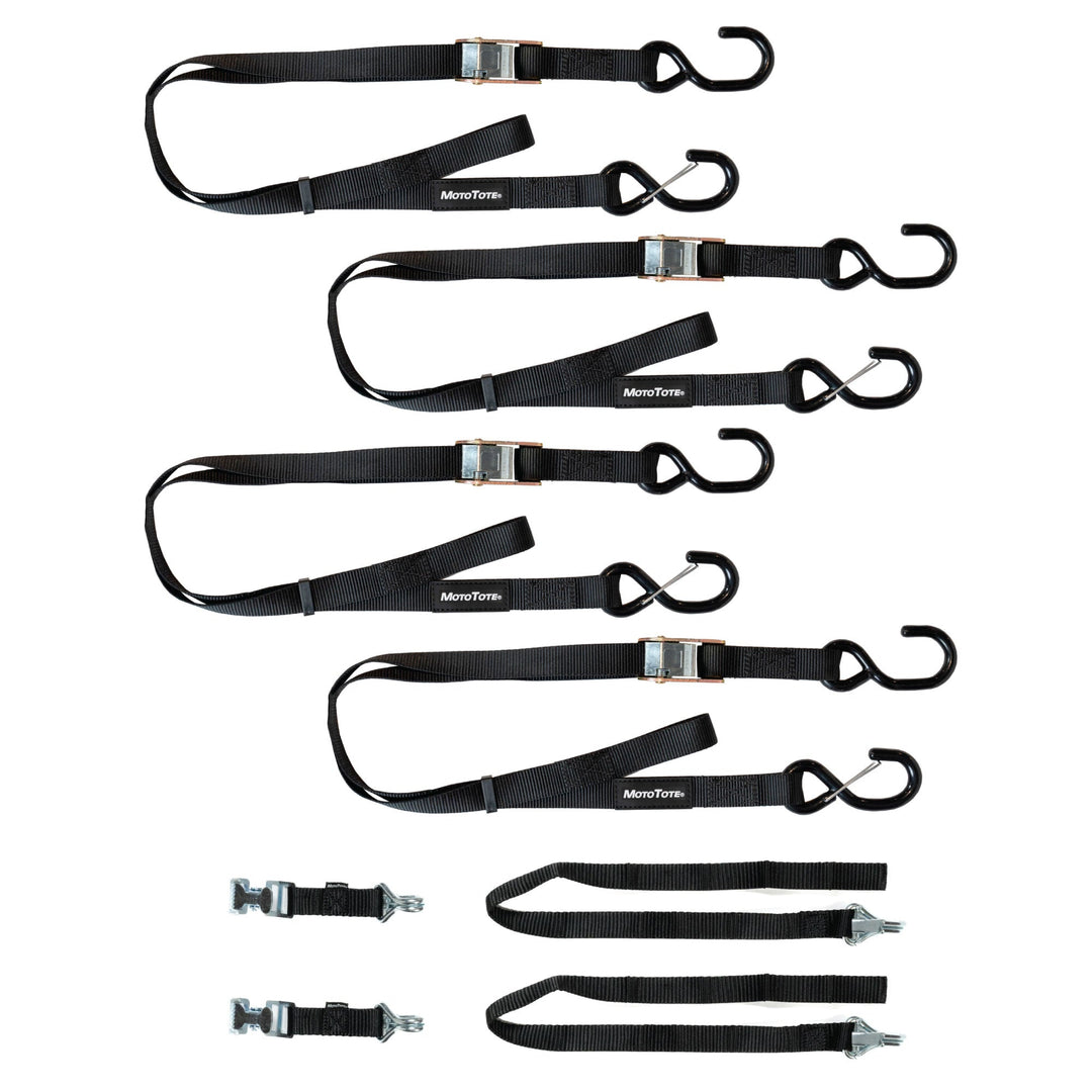 MotoTote Dual E-Bike Tie Down Bundle Tie-Downs 1