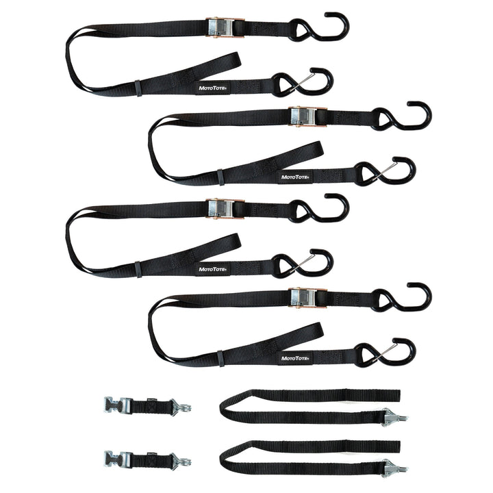MotoTote Dual E-Bike Tie Down Bundle Tie-Downs 1