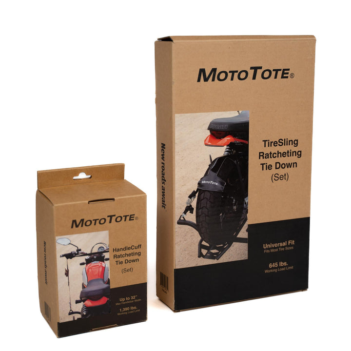 MotoTote Sport Motorcycle Tie Down Bundle Tie-Downs 9