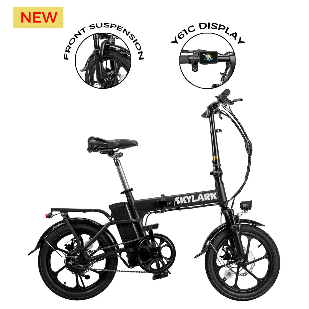 Nakto SKYLARK 2 Folding Fat Tire Electric Bike Fat Tire Electric Bikes 3