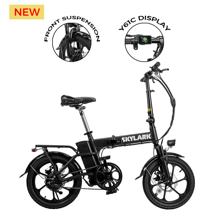 Nakto SKYLARK 2 Folding Fat Tire Electric Bike Fat Tire Electric Bikes 3