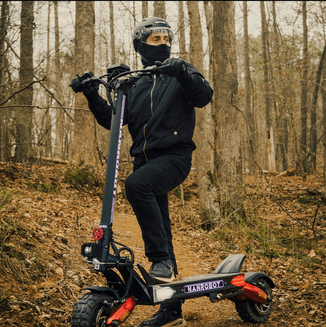 NANROBOT LS7+ 72V High Performance Electric Scooter Stand Up Electric Scooters Red 11