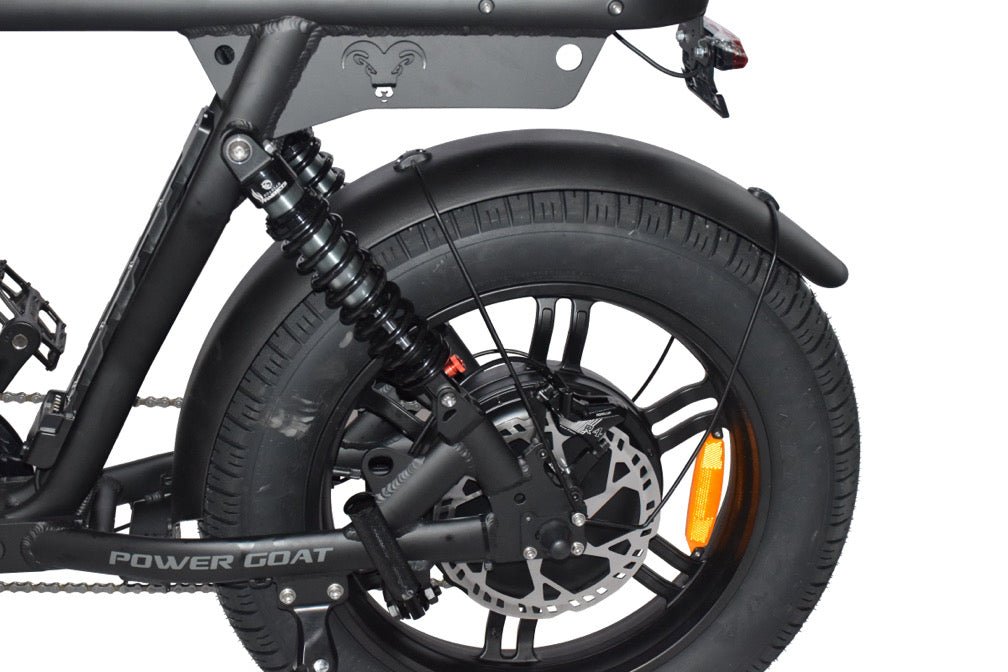 Power Goat V3 Electric Bike 3000W 50MPH Moped Style Fat Tire Ebike Moped-Style Electric Bikes ALL BLACK - PEDALS 11