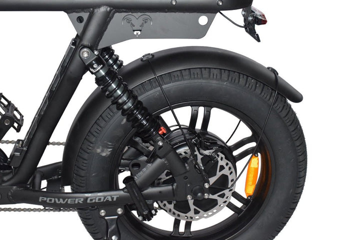 Power Goat V3 Electric Bike 3000W 50MPH Moped Style Fat Tire Ebike Moped-Style Electric Bikes ALL BLACK - PEDALS 11