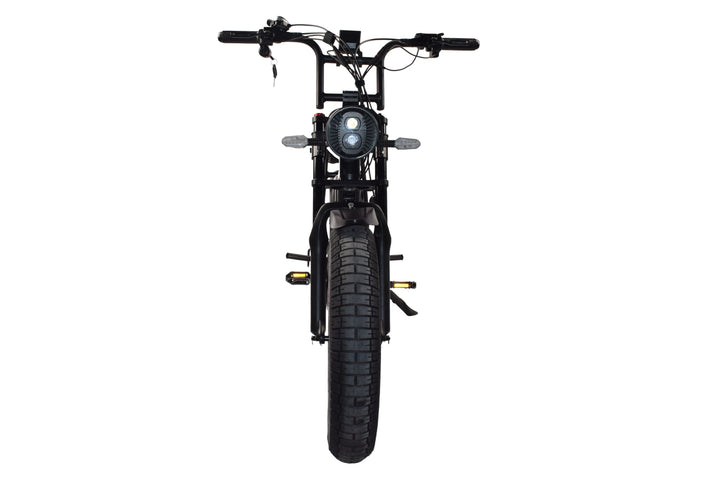 Power Goat V3 Electric Bike 3000W 50MPH Moped Style Fat Tire Ebike Moped-Style Electric Bikes ALL BLACK - PEDALS 13