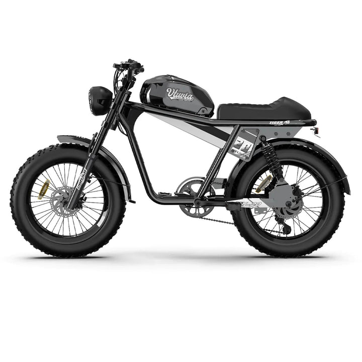 Qiolor Tiger RE Qiolor Moped Style Electric Bike Black 9