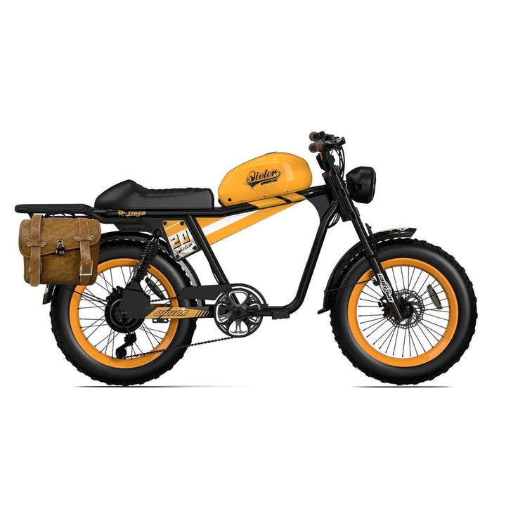 Qiolor Tiger RE Qiolor Moped Style Electric Bike Yellow 16