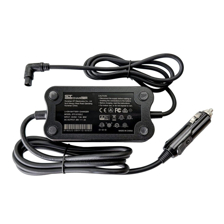 Qualisports 12V DC Portable Vehicle Charger Qualisports Batteries & Accessories 36V 3-Pin 1