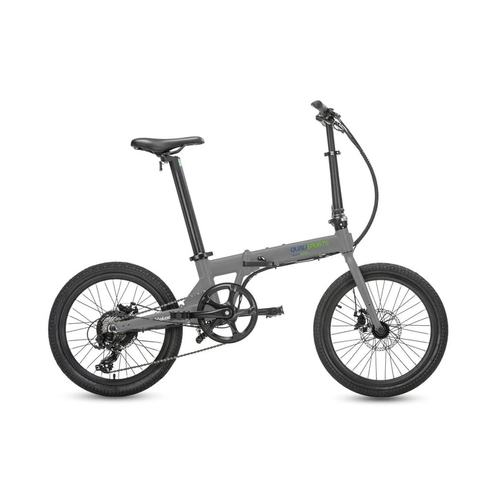 Qualisports Volador | 350W Motor, City Commuter Folding Electric Bike Qualisports Folding Electric Bikes Grey 3