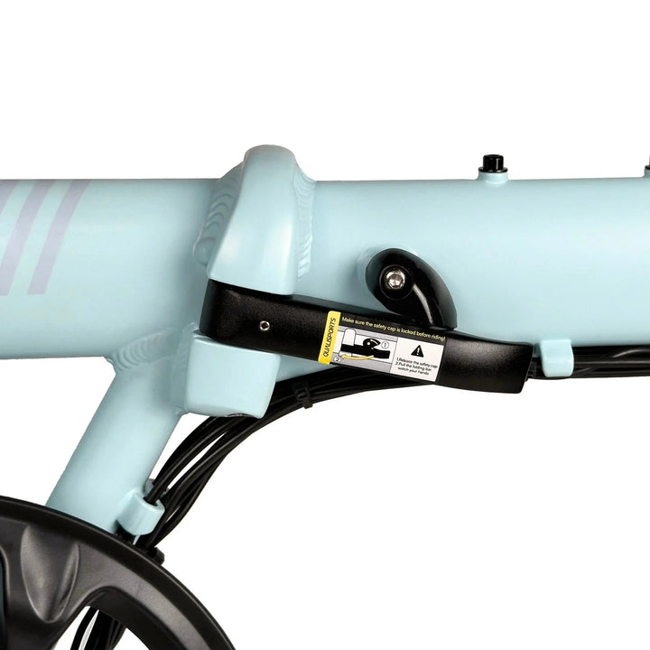 Qualisports Volador | 350W Motor, City Commuter Folding Electric Bike Qualisports Folding Electric Bikes Snow White 9
