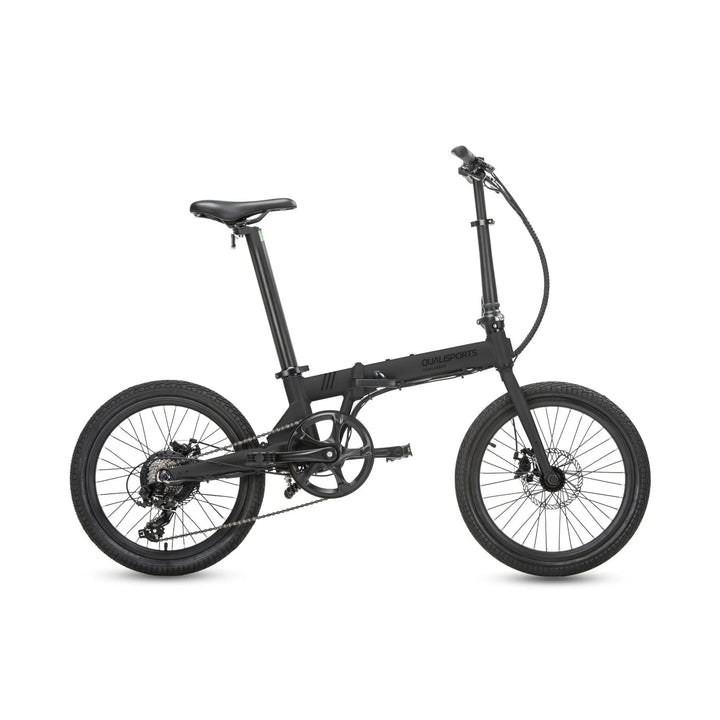 Qualisports Volador | 350W Motor, City Commuter Folding Electric Bike Qualisports Folding Electric Bikes Black 4