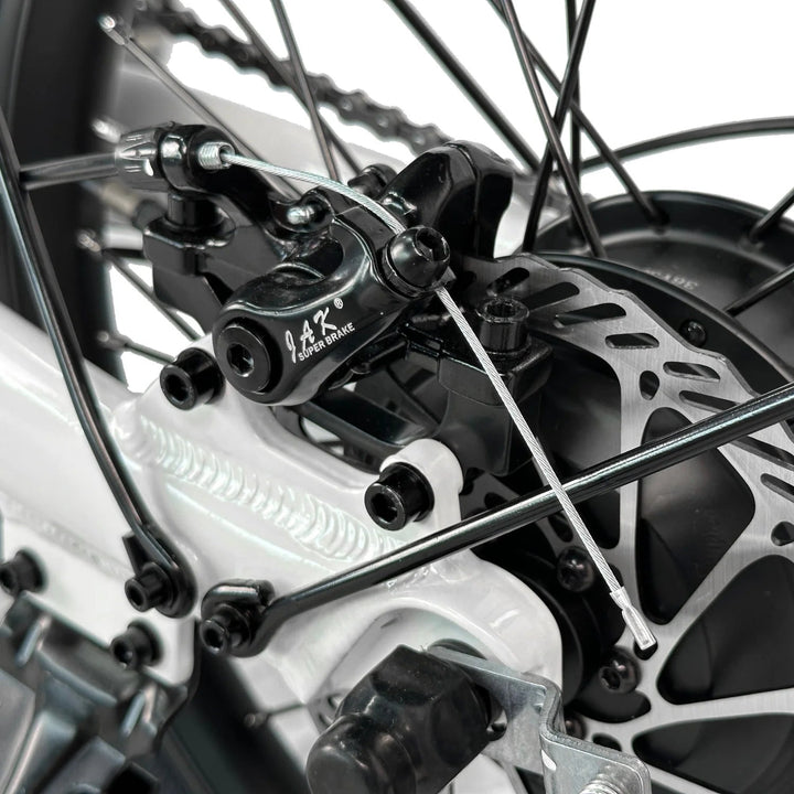 Qualisports Volador | 350W Motor, City Commuter Folding Electric Bike Qualisports Folding Electric Bikes Snow White 6