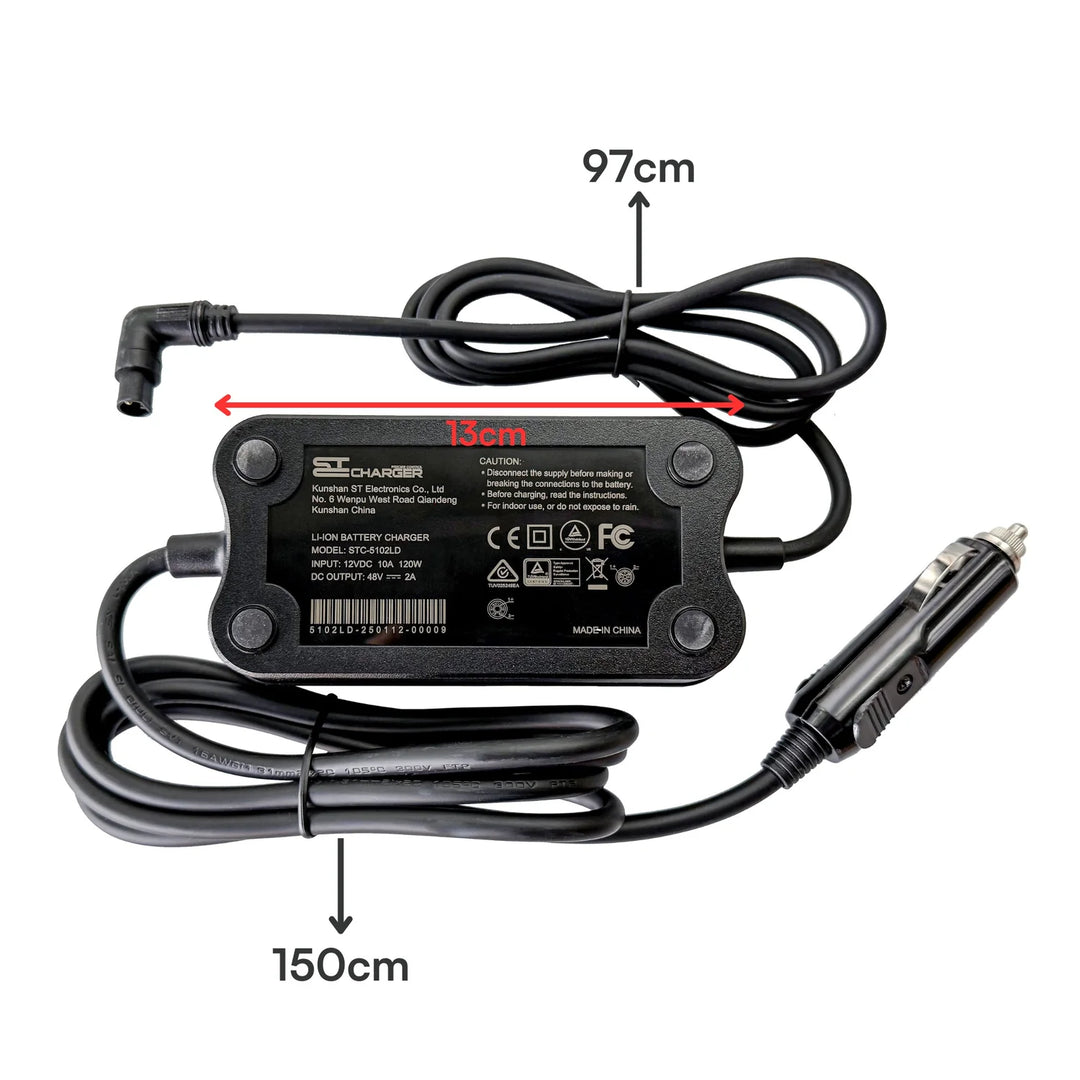 Qualisports 12V DC Portable Vehicle Charger
