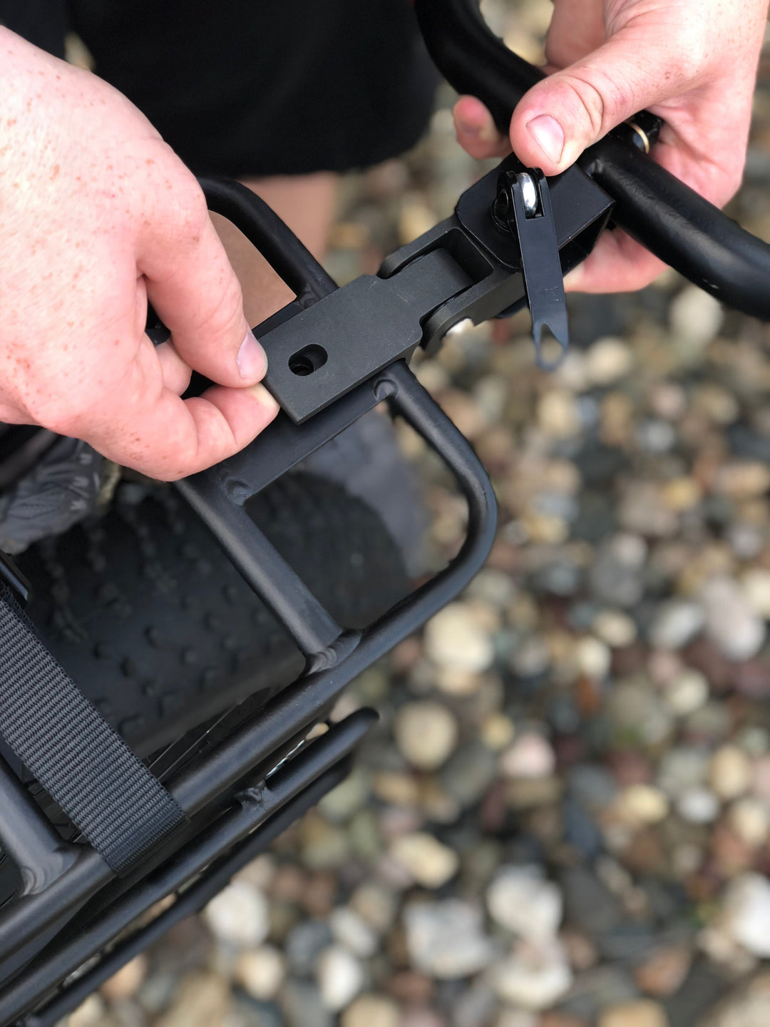 RAMBO Additional Hitch for Aluminum Bike/Hand Cart Trailer / Cart 3