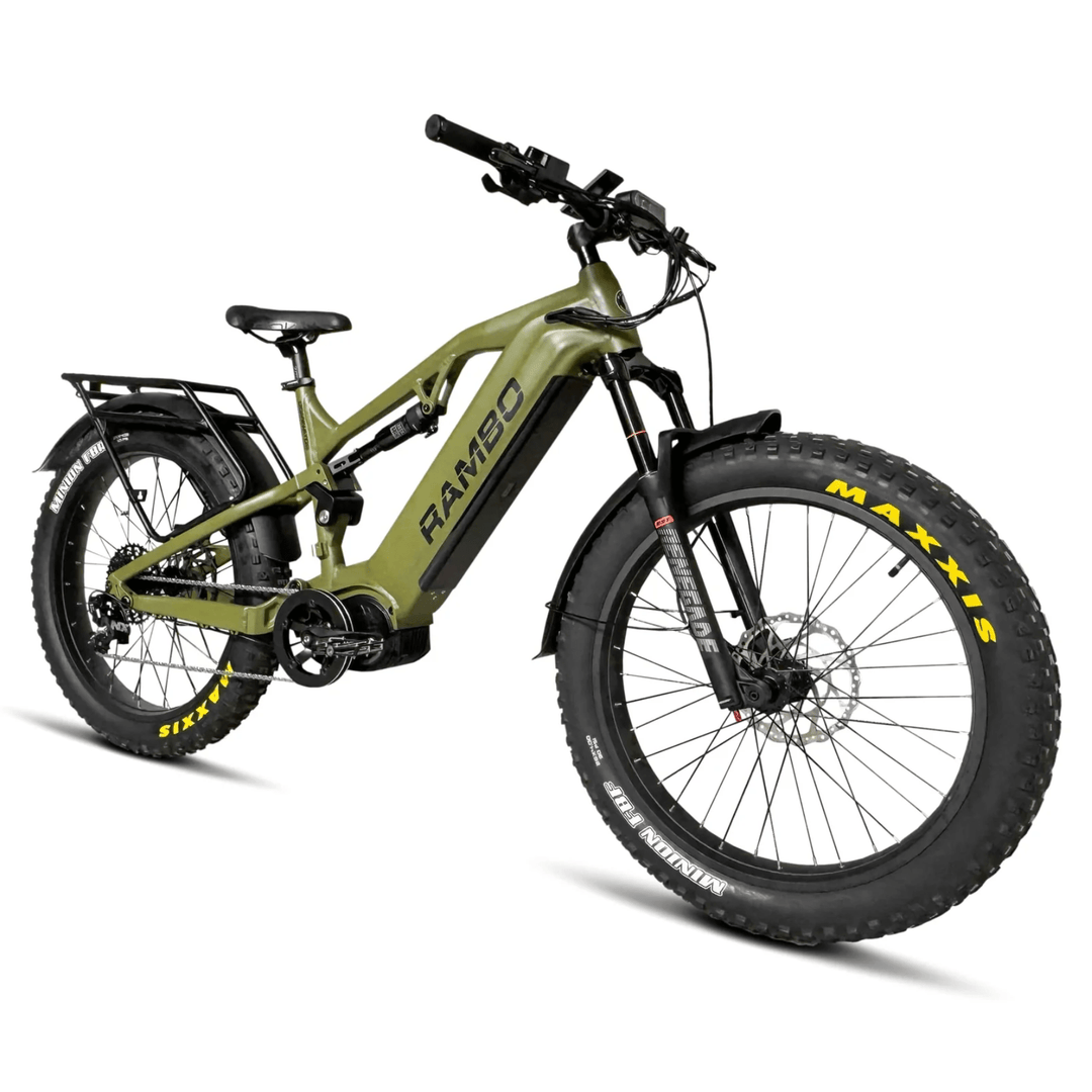 RAMBO Dominator UltraDrive Rambo Xtreme Performance Electric Bikes OD Green 3