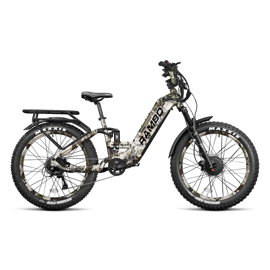 RAMBO Hellcat 2.0 FS All-Wheel Drive All-Wheel Drive Electric Bikes KINGS CAMO XK7 3