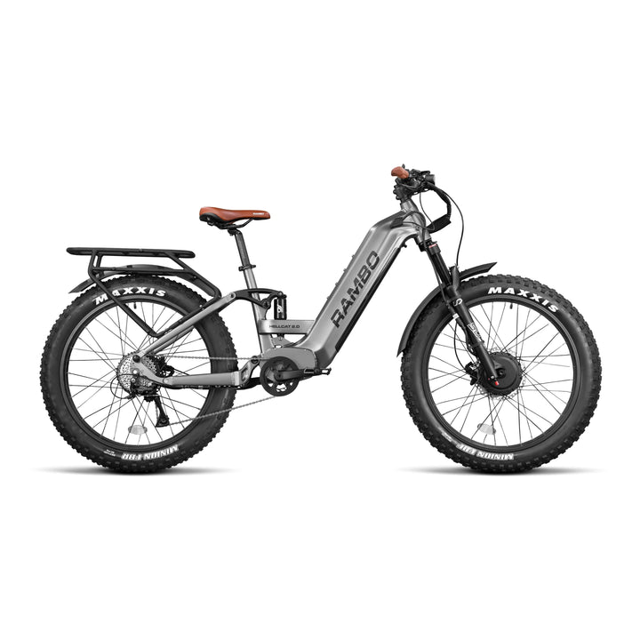 RAMBO Hellcat 2.0 FS All-Wheel Drive Hunting Electric Bikes KINGS CAMO XK7 3