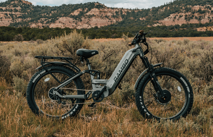 RAMBO Hellcat 2.0 FS All-Wheel Drive Hunting Electric Bikes KINGS CAMO XK7 7