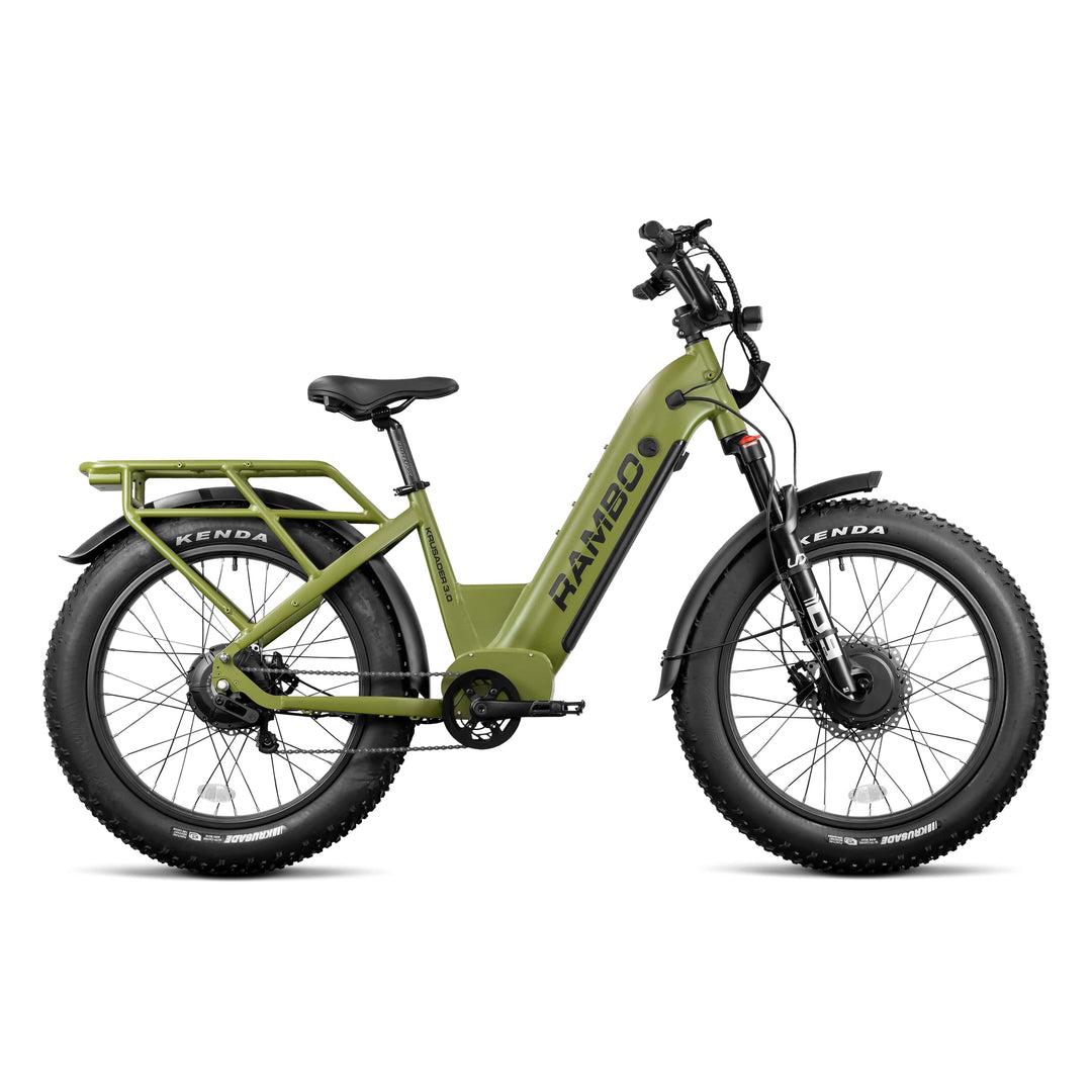 RAMBO Krusader 3.0 All-Wheel Drive All-Wheel Drive Electric Bikes OD Green 1