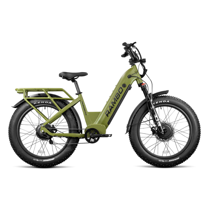 RAMBO Krusader 3.0 All-Wheel Drive All-Wheel Drive Electric Bikes OD Green 1