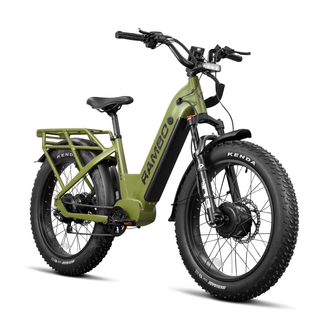RAMBO Krusader 3.0 All-Wheel Drive All-Wheel Drive Electric Bikes Mossy Oak Bottomland Camo 4