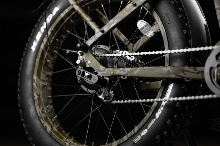 RAMBO Krusader 3.0 All-Wheel Drive Hunting Electric Bikes Mossy Oak Bottomland Camo 13