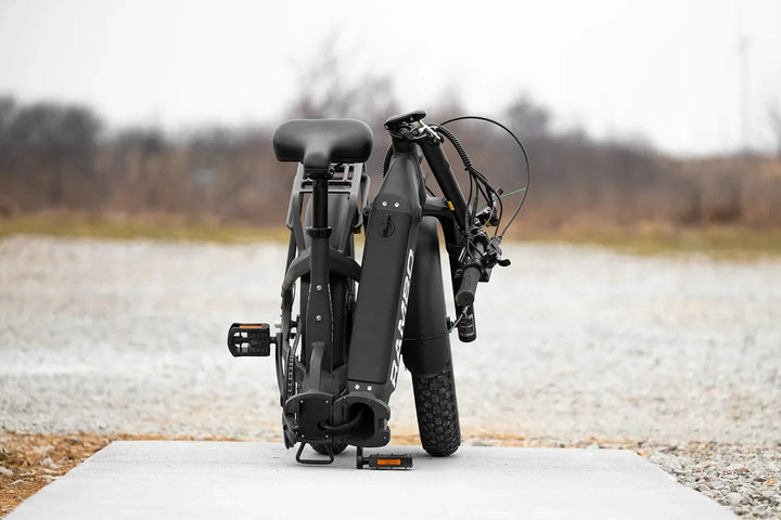 RAMBO Ranger Folding E-Bike Folding Electric Bikes White 3