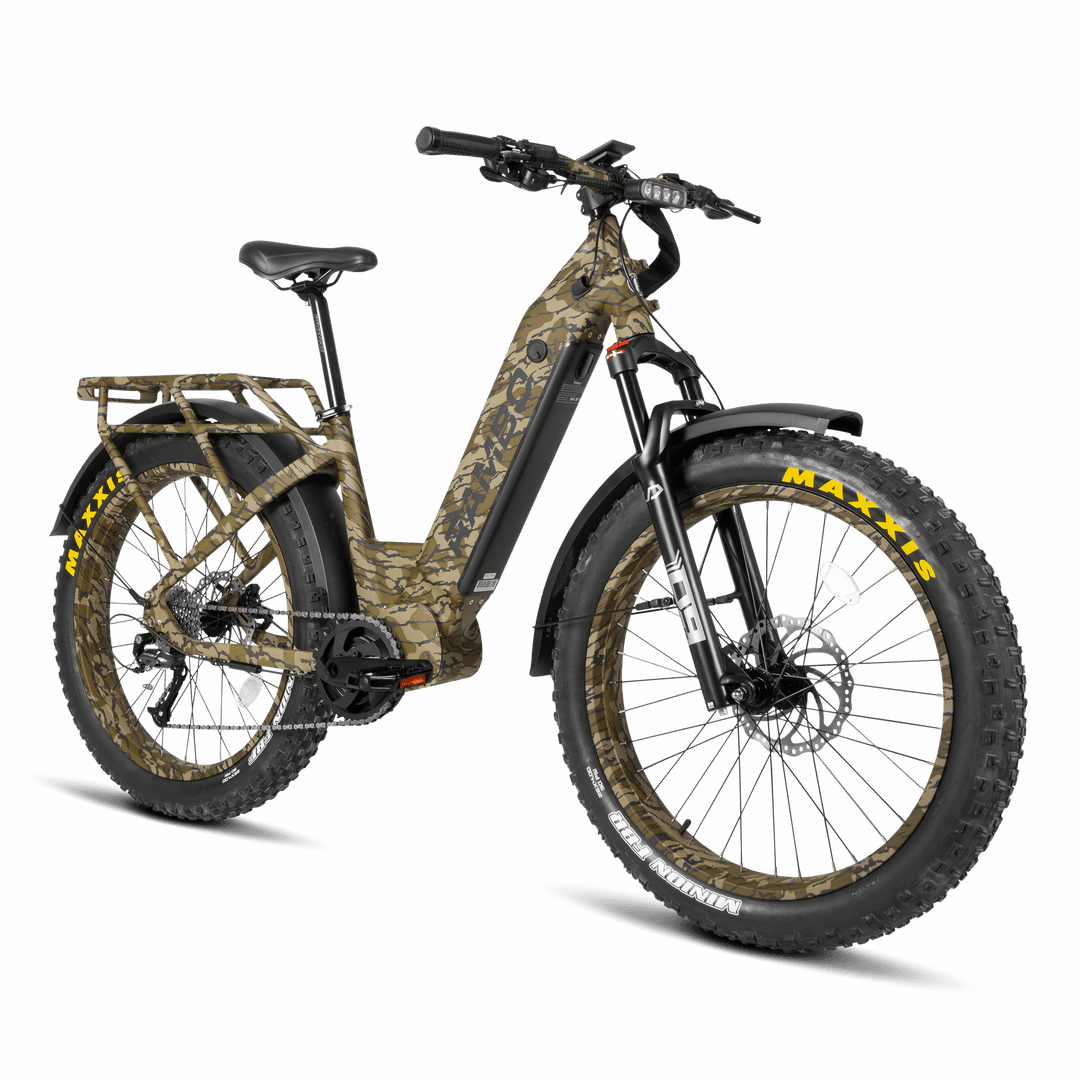 RAMBO Rebel 2.0 Mid-Drive Power Hunting Electric Bikes Mossy Oak Bottomland Camo 2