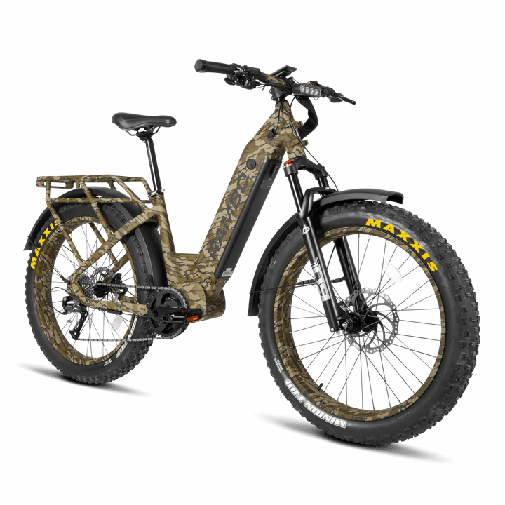 RAMBO Rebel 2.0 Mid-Drive Power Hunting Electric Bikes Mossy Oak Bottomland Camo 2