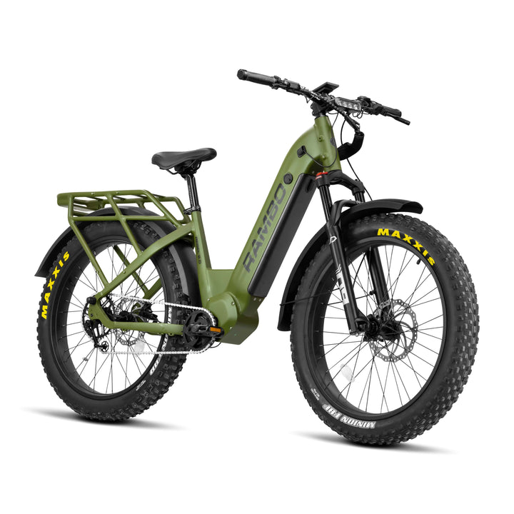 RAMBO Rebel 2.0 SS (Single Speed) Hunting Electric Bikes Mossy Oak Bottomland Camo 2