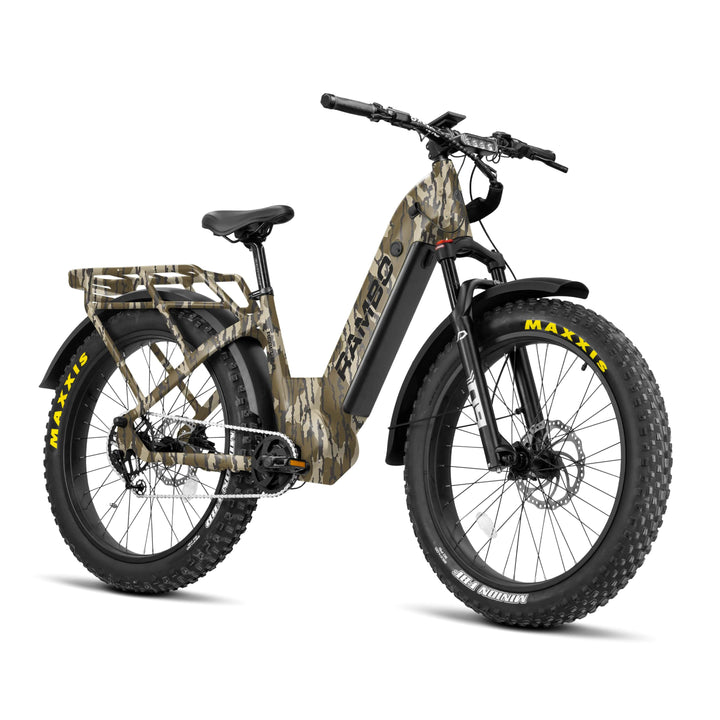 RAMBO Rebel 2.0 SS (Single Speed) Hunting Electric Bikes Mossy Oak Bottomland Camo 3
