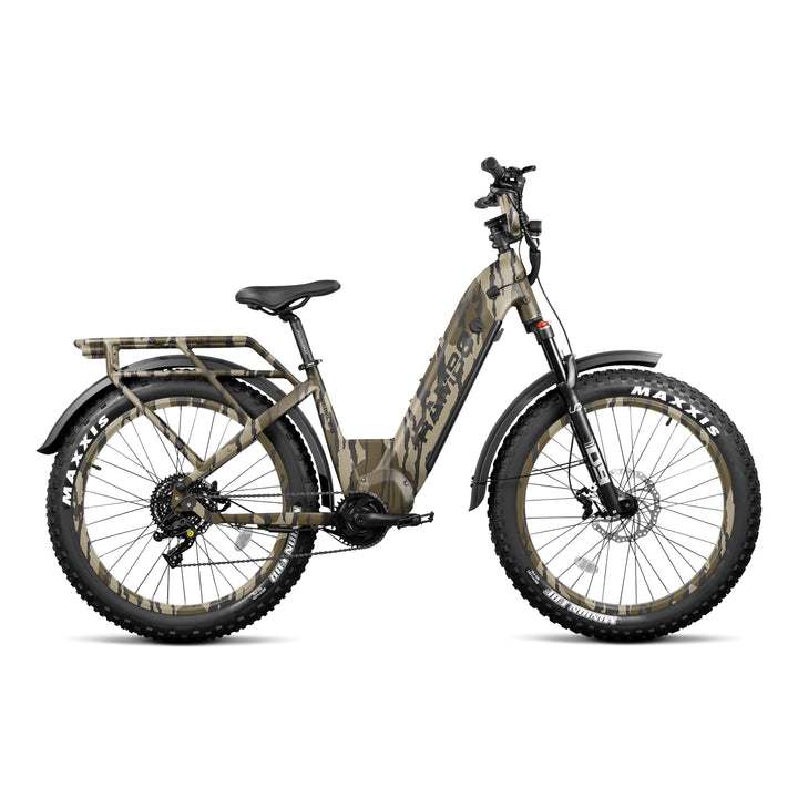 RAMBO Rebel 2.0 SS (Single Speed) Mid Drive Bike Step-Thru Electric Bikes 48V 30ah 1