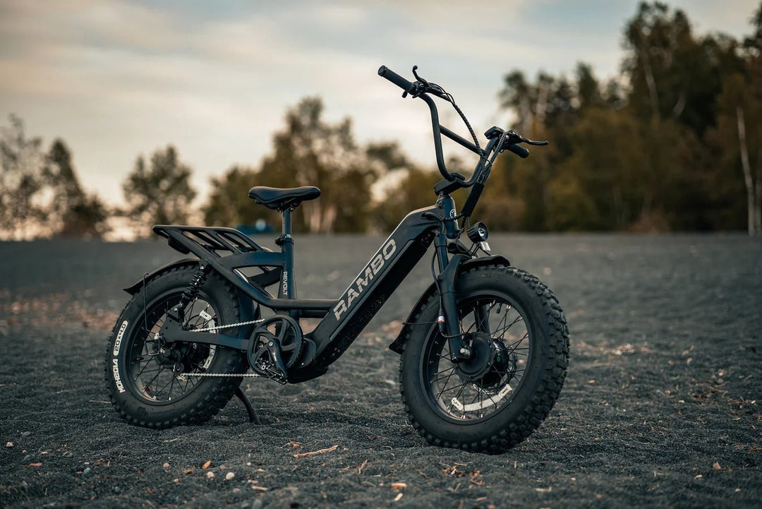 RAMBO Revolt AWD Step Thru Bike Step-Thru Electric Bikes OD Green 9