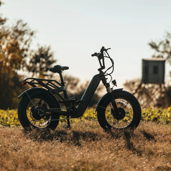 RAMBO Revolt AWD Step Thru Bike Step-Thru Electric Bikes OD Green 5