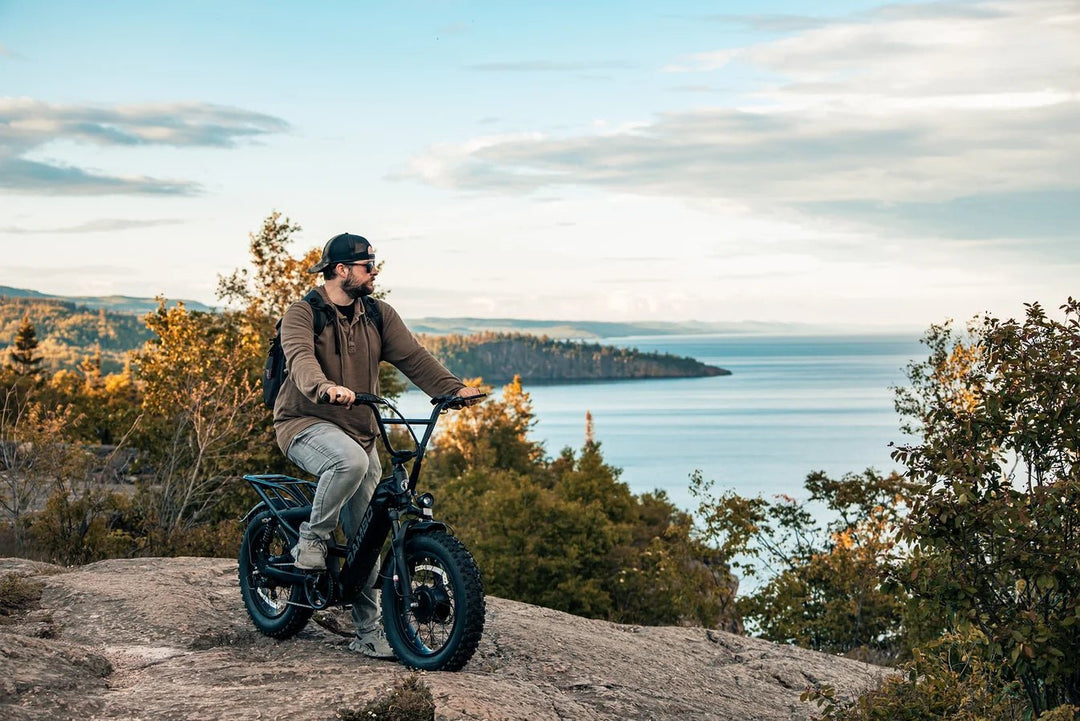 RAMBO Revolt AWD Step Thru Bike Step-Thru Electric Bikes OD Green 10